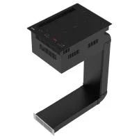 Индукционная варочная панель с интегрированной вытяжкой Korting HIBH 40980 NB — фотография 1
