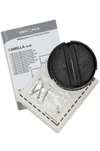Телескопическая вытяжка KRONA Kamilla slim 600 white (2 мотора) — фотография 14