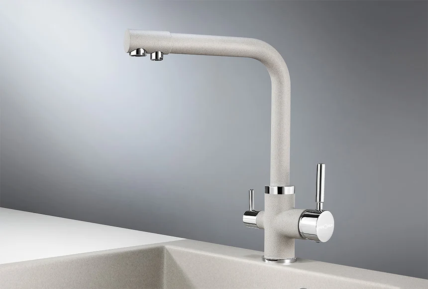 Смеситель KRONA BRUNNEN H315 1 GRAY — фотография 1