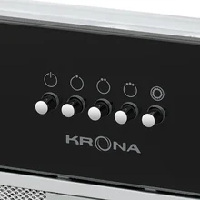 Полновстраиваемая вытяжка KRONA ELISA 600 GLASS BLACK PB — фотография 2