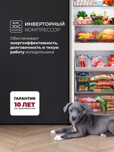 Холодильник отдельностоящий с инвертором LEX LKB185WGIDMax — фотография 3