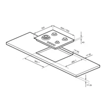 Варочная панель газовая LEX GVG 642 BL — фотография 4