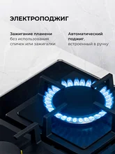 Варочная панель газовая LEX GVG 644 BBL — фотография 5