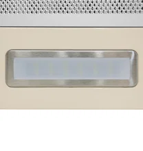Вытяжка кухонная встраиваемая LEX Hubble G 2M 600 Ivory Light Белый антик — фотография 4